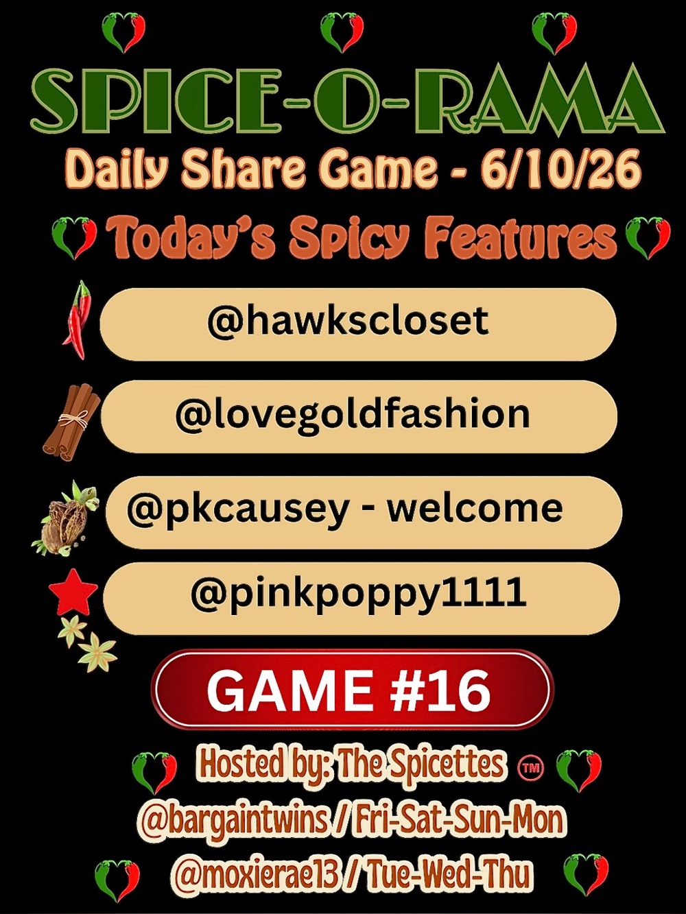 SUNDAYβS UP!
ON GAME GAME 17
TIME TO MOVE IT!
LAST CALL
STAY SPICY, FRIENDS! - Picture 12 of 15